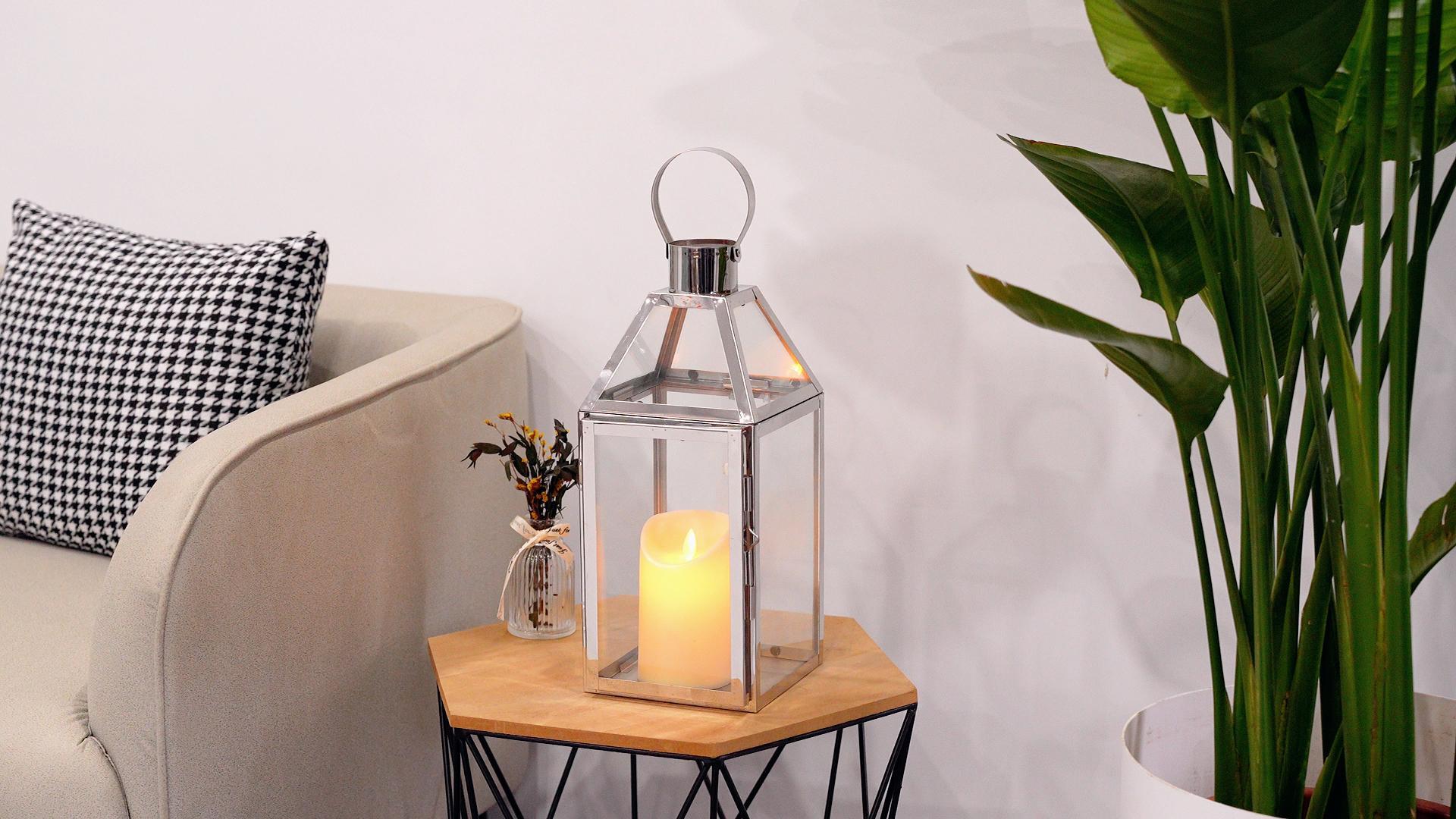 Amazon.com: JHY Design Silver Decorative Lanterns 16inch High